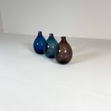 Midcentury set of 3 bird bottles/vases by Timo Sarpaneva Iittala