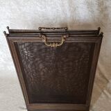 Brass and bronze steel firewall 4 panels XIX°