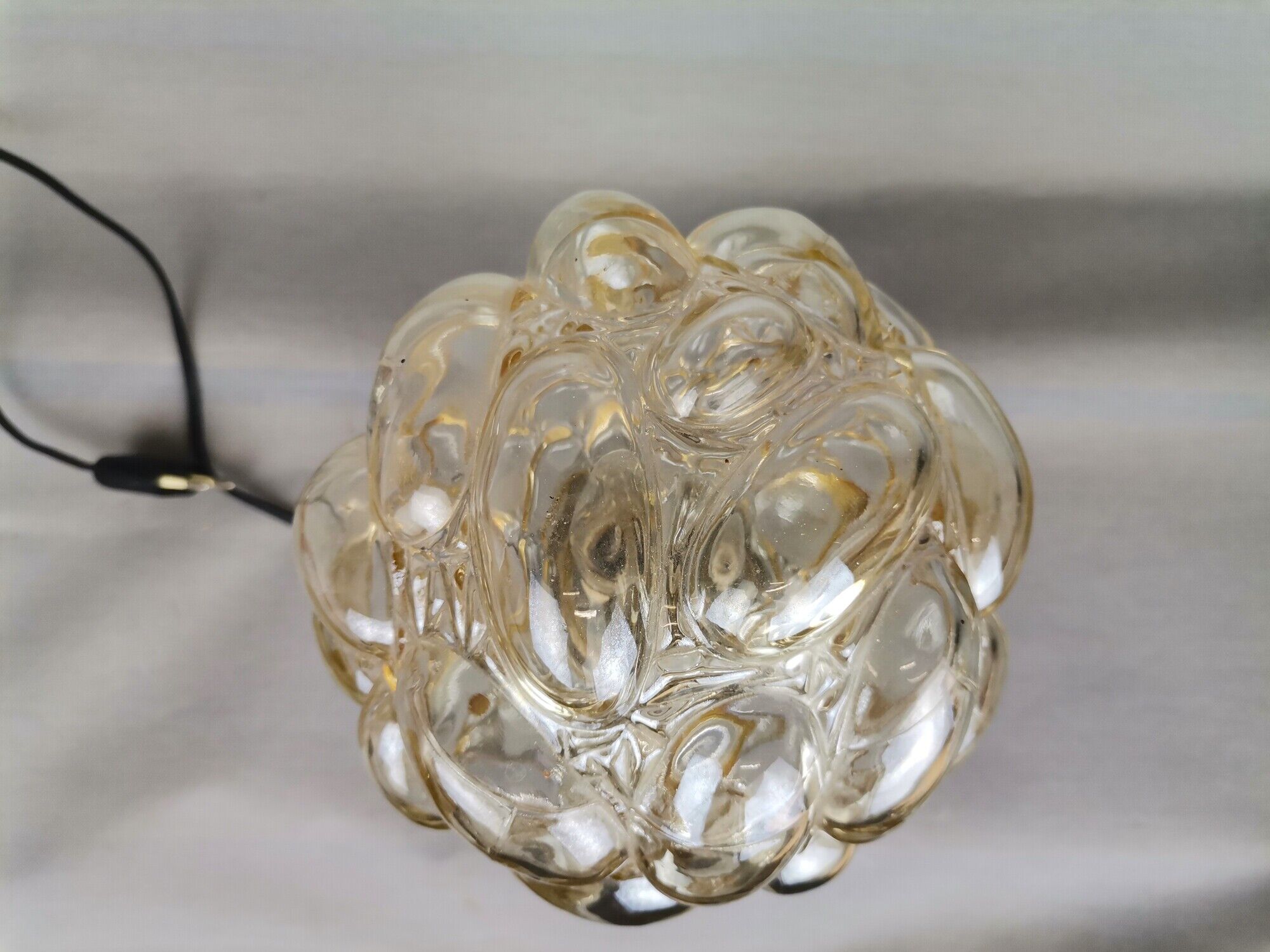 Mid century glass lamp