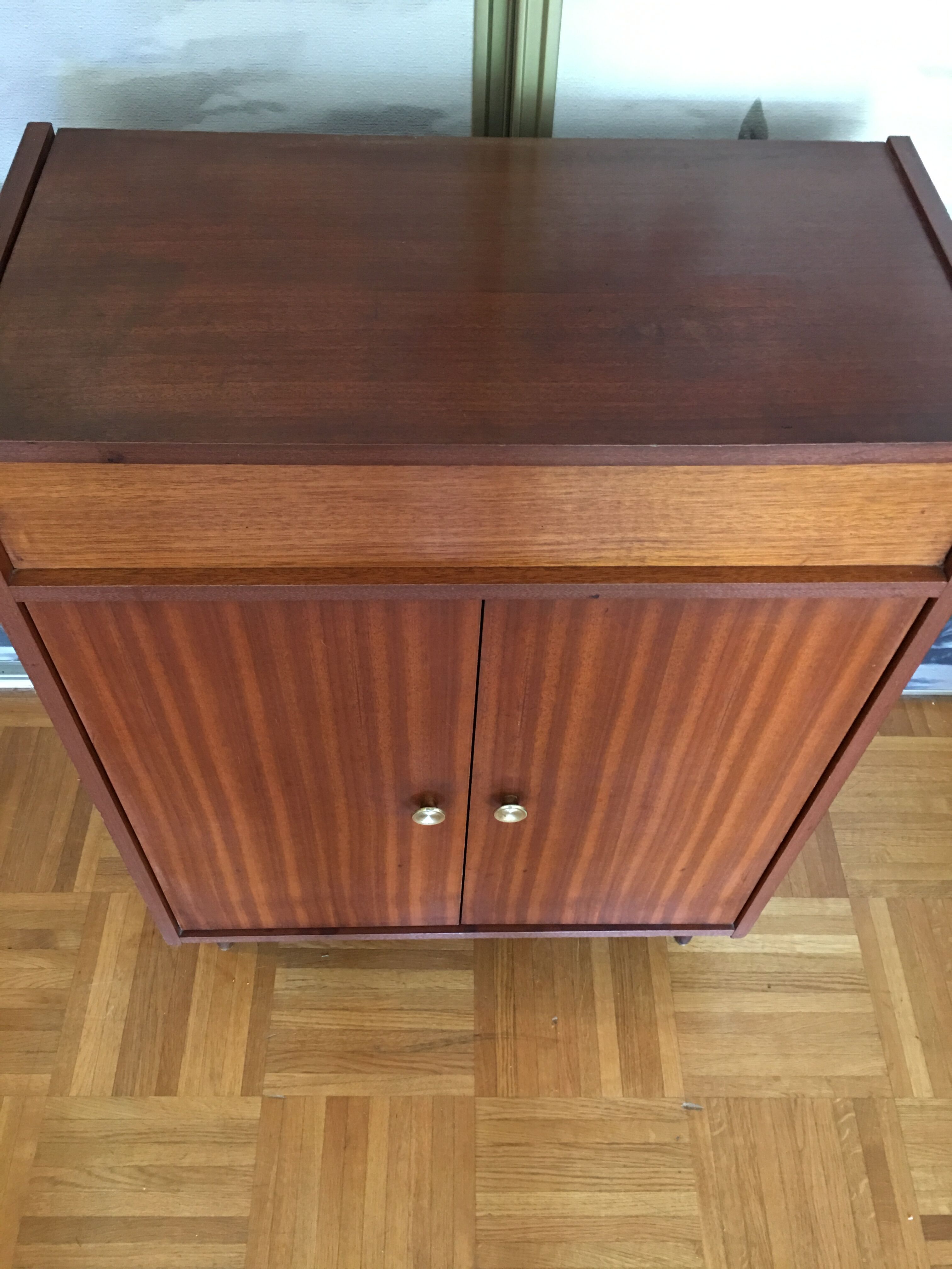 Vintage shoe cabinet