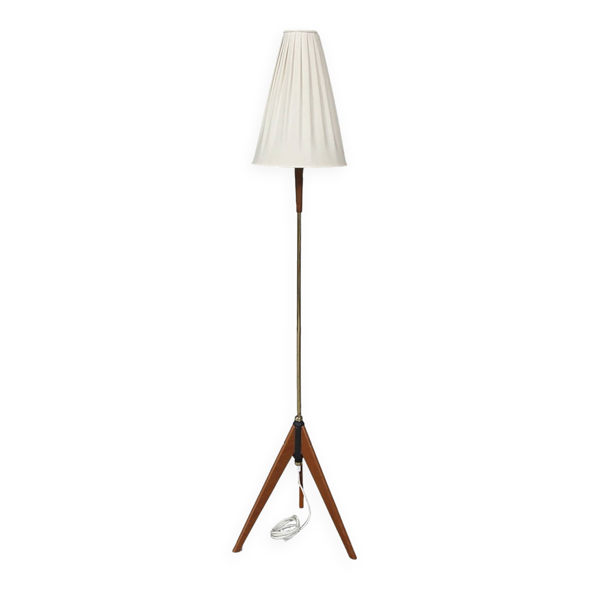 Scandinavien floor lamp, teak, 1950s/60s.