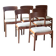 Set of 6 Henning Kjærnulf chairs for KS Møbler in teak, Denmark 1960