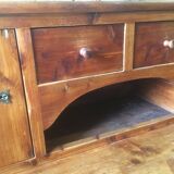 Pitch pine tiered desk