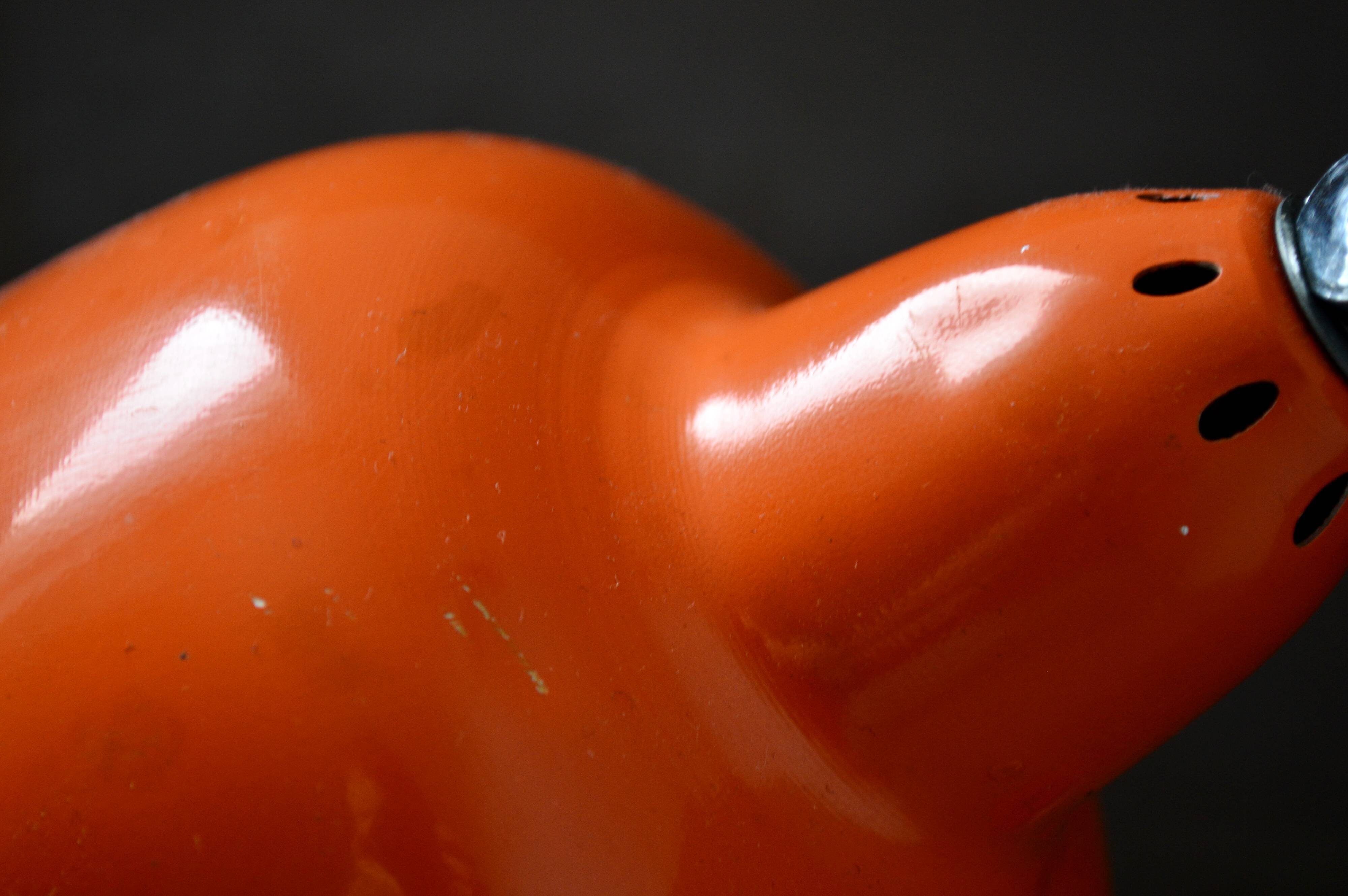70s desk lamp orange