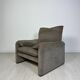 Fauteuil lounge Maralunga vintage des années 1970 par Vico Magistretti pour Cassina