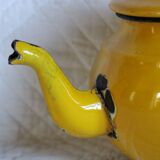 Ancient enamelled teapot