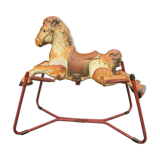 Vintage mobo toys horse on springs