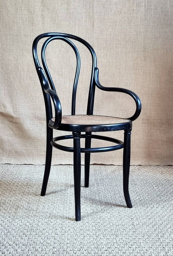 Fauteuil bistrot viennois Fischel n°18 vers 1900