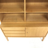 Scandinavian oak library "MTP", Marian Grabinski, IKEA, Sweden