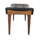 Scandinavian leather footstool, Bröderna Andersson, Sweden, 1960