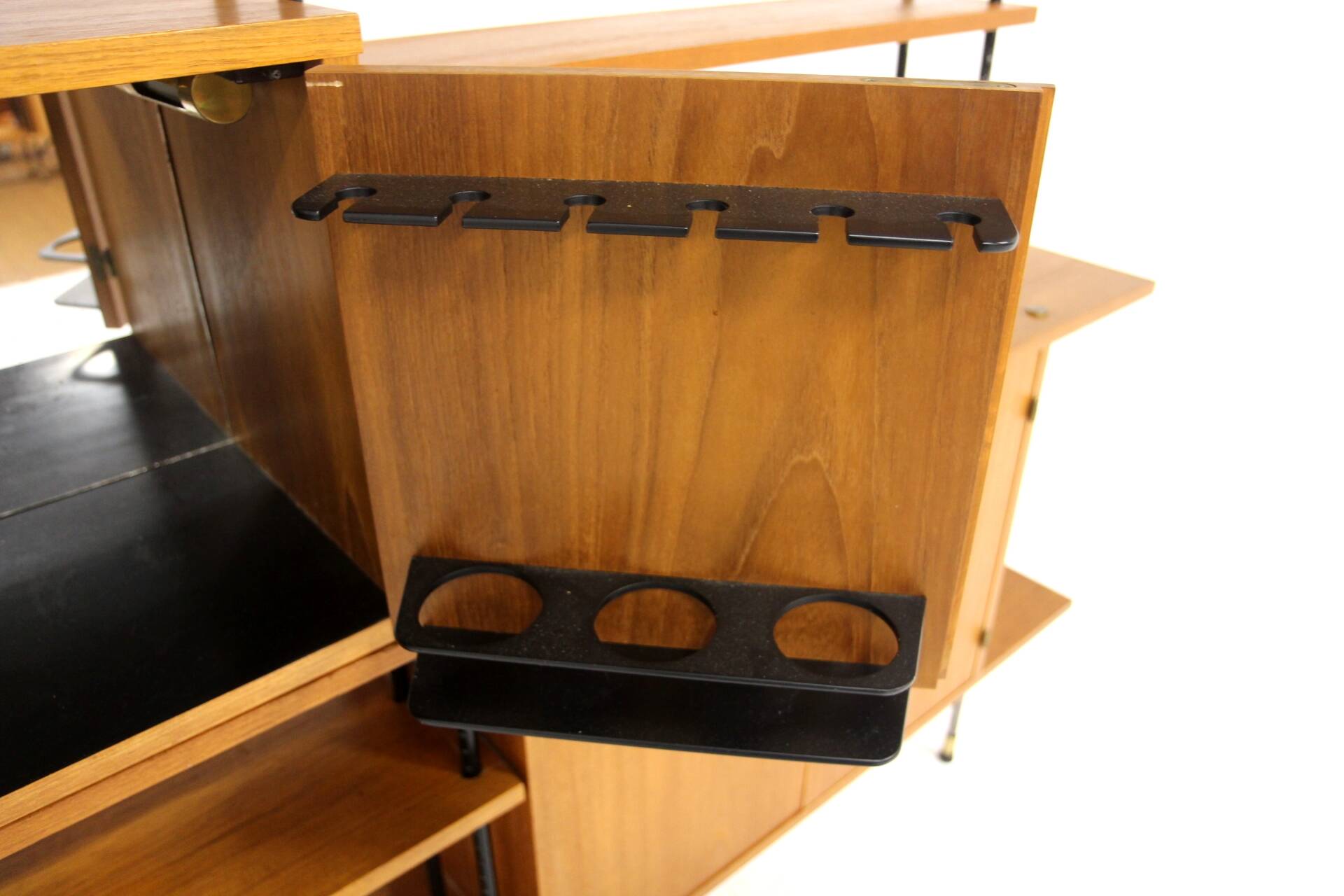 Scandinavian “bar” bookcase “Prydno”, Bröderna Gustafssons, Sweden, 1950