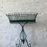 Wrought Iron Scroll Planter