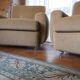 Velvet armchairs