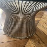 Warren Platner Steel and Glass Coffee Table, 1962