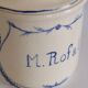 Personalized medicinal herb pot in hand-painted ceramic