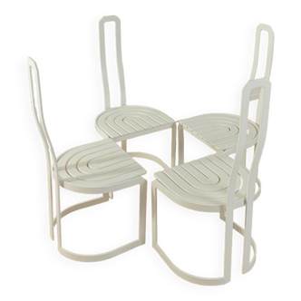 Chaises de salle à manger postmodernes Allmilmö, 1980