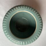 Superb Korean celadon flat soup tureen with its lid