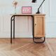 Renovated vintage desk by Jacques Hitier, 1960s.