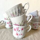 Mismatched porcelain cups