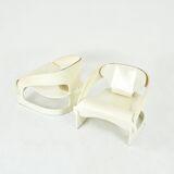 Set of 2 Model 4801 Armchairs by Joe Colombo for Kartell, 1960s