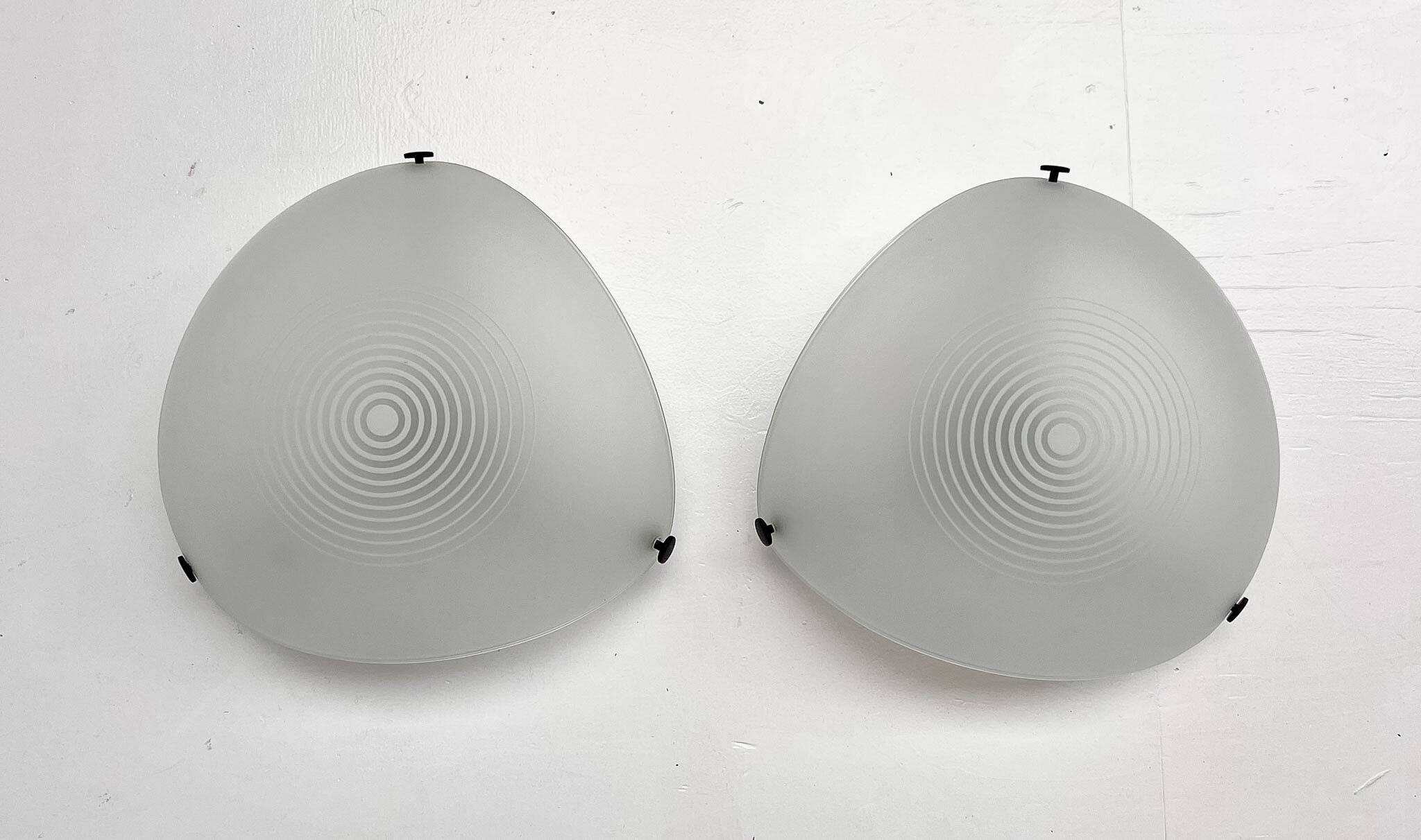 Set wall lamps by Ernesto Gismondi for Artemide, 1980s