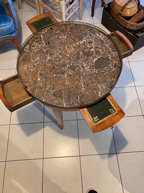 Louis XVI style bouillotte table