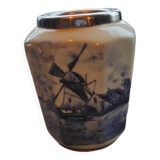 Small Delft vase with windmill decoration