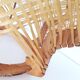 Vintage 60s Mid Century Modern wooden lamp shade for ceiling lamp