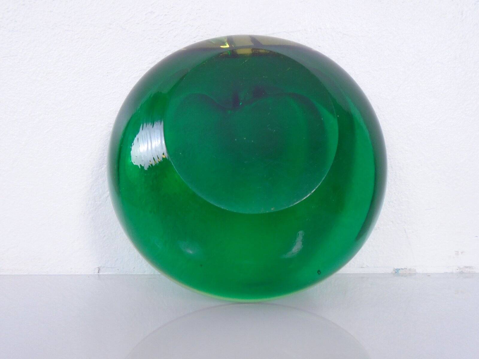Submerged Murano Glass Ashtray, Italy, 1960s