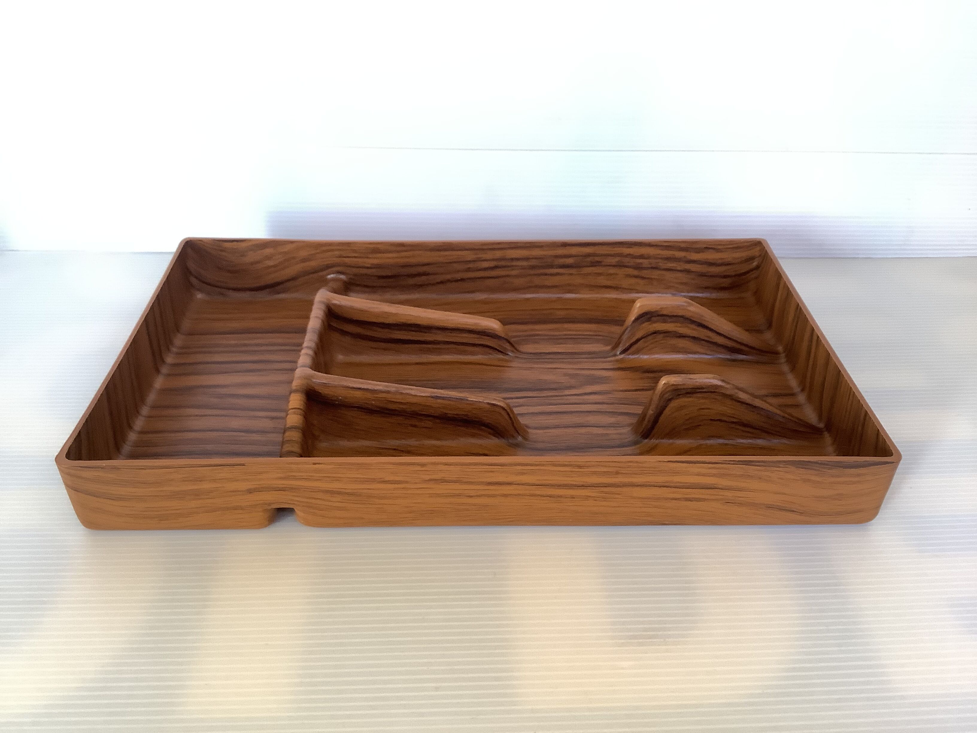 Cutlery range plastic imitation wood caloppia