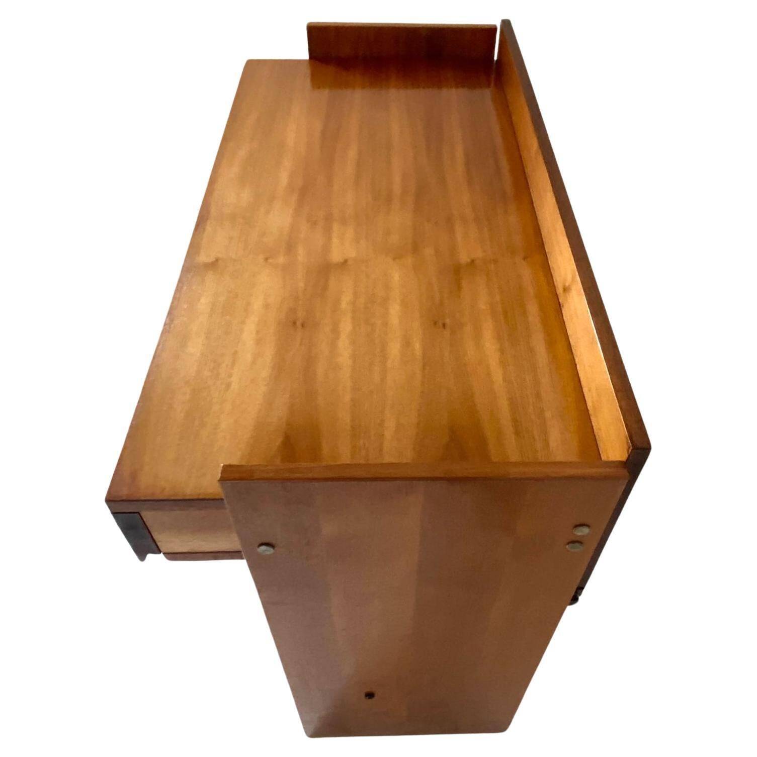 Vintage rosewood desk, MIM Roma, Italy 1970s