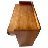 Vintage rosewood desk, MIM Roma, Italy 1970s