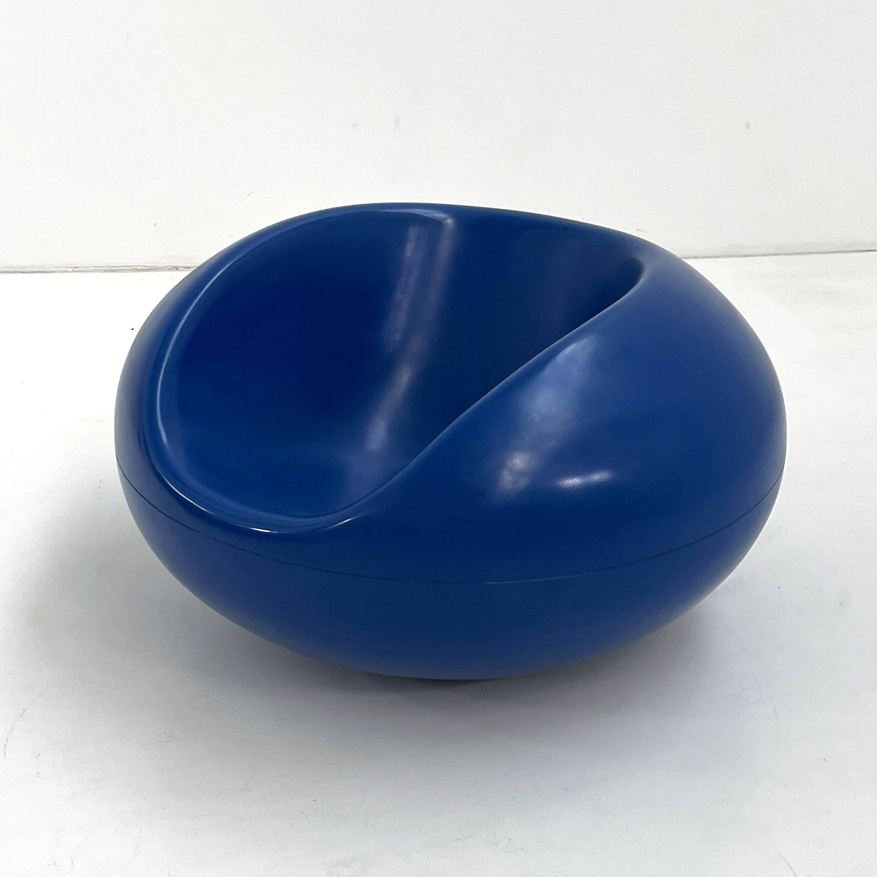 Pastil blue armchair by Eero Aarnio for Asko, 1960