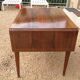 Louis XVI style table in rosewood with lemon tree inlay.