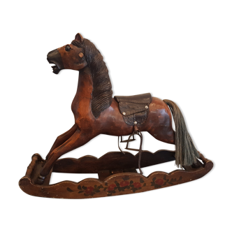 Doll rocking horse years 50