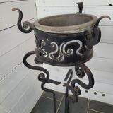 Wrought iron planter