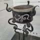 Jardinière en fer forgé