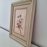 Frame dried flowers
