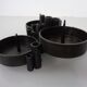 Brutalist Bronze Candleholder by Manfred Bergmeister for Ebersberg, Germany, 1960s