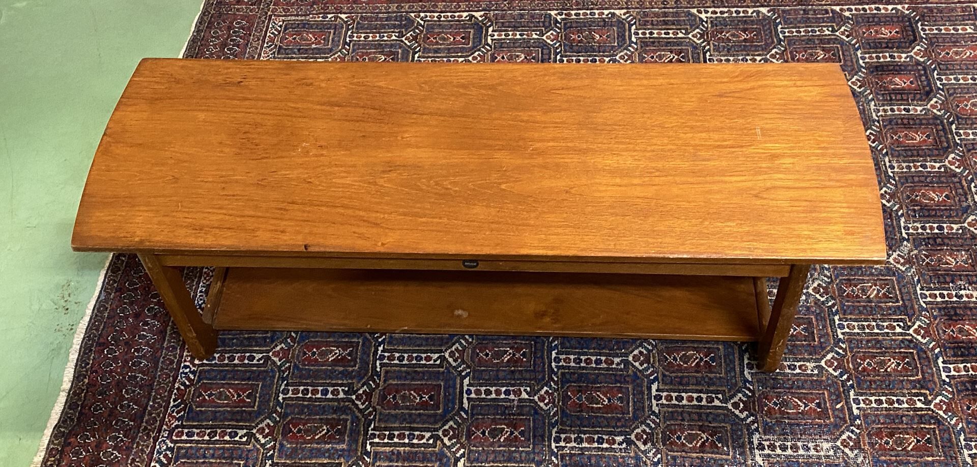 Teak coffee coffee table - 70s