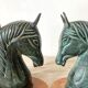 Paire de serre livres tête de cheval