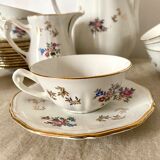 Antique tea set in Amandinoise porcelain