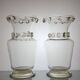 19th century blown glass vases (*2)