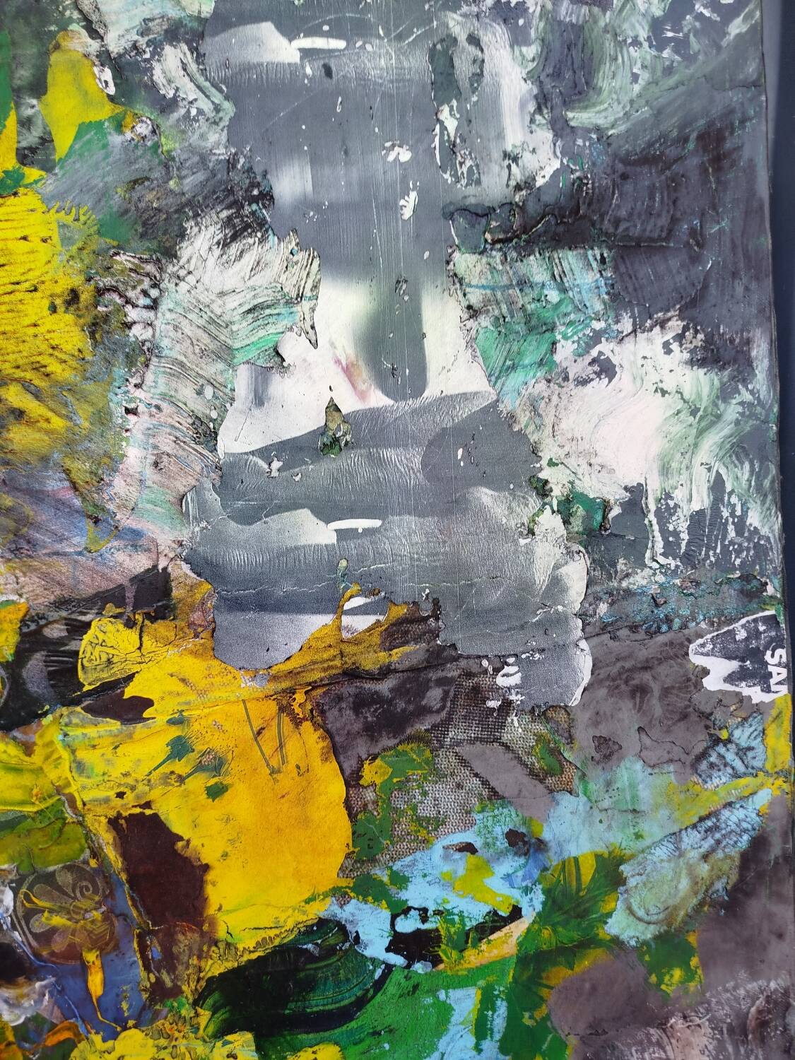 Philippe Charpentier (20th century) Mixed media on canvas, 1997