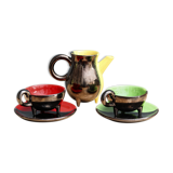 Tea service "you and me" design Luc Vallauris