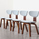 4 chairs SB37 by Cees Braakman by Pastoe 1950
