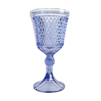 Empoli vintage violet blue glass