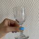 Lot de six verres à pied type Saint Louis