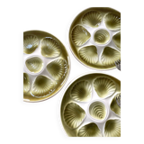 Lot de 6 Assiettes huîtres Moulin des Loups