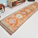 Turkish vintage Herki rug 2'10" x 12'10"